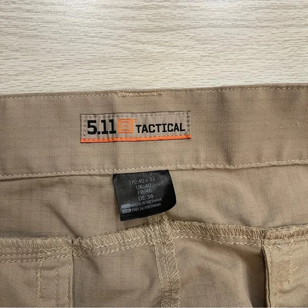 5.11 Tactical Stryke Khaki Uniform Utility Cargo Pants Men’s size 40”Wx32”L